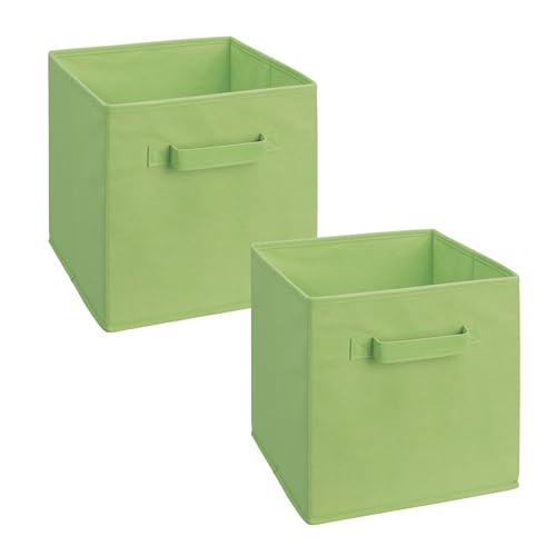 ClosetMaid 18654 Cubeicals Fabric Drawer, Green, 2-Pack - color: Green, size: 2-Pack, style: 2-Pack