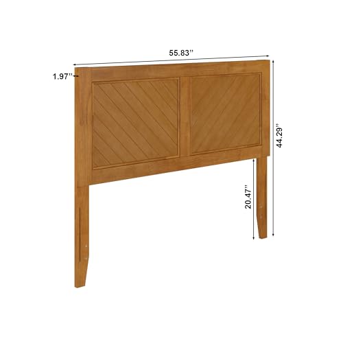AFI, Canyon Full Solid Wood Rustic Farmhouse Headboard, Light Toffee - color: Light Toffee, size: Full