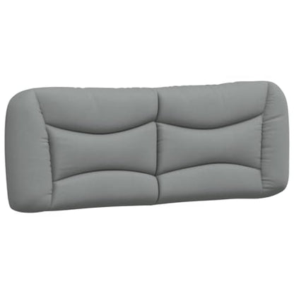 Wall Mounted Headboard Cushion 53.9 Inch Wavy Striped Fabric Backrest Support Pillow for Bed Bedroom Reading Lounge Light Gray - color: Light Gray 5