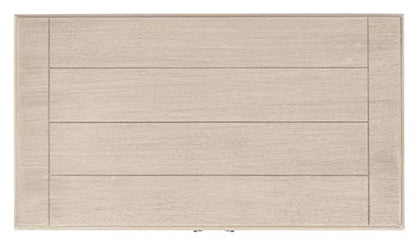 SAFAVIEH Furniture - Primrose 3-Drawer Console Table - Greige - Solid Wood - Farmhouse Classic Design - Ideal for Entryway, Living Room, Hallway, 23.5" W x 13" D x 29.5" H (CNS5707D) - color: Greige