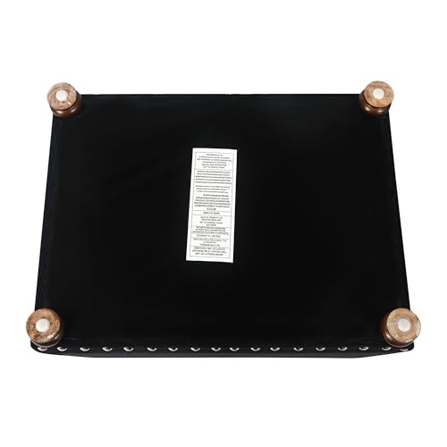Ottoman with Storage,24" Fabric Ottoman Foot Rest with Hinged Lid Small Rectangle Upholstered Tufted Foot Stools Ottomans for Bedroom Living Room Entryway,Black - color: Dark Black