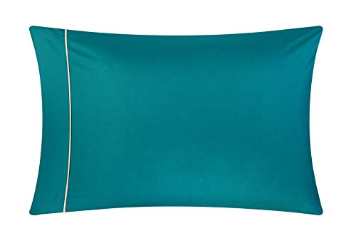 Idea Nuova Casa 7-Piece Solid Reversible Comforter Set with Bonus Sheets, Green, Queen, 86"x86" - color: Green, size: Queen