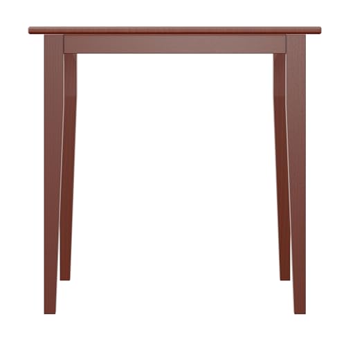 Winsome Groveland 3-Pc Dining Table with 2 Ladder Back Chairs, Walnut - color: Walnut