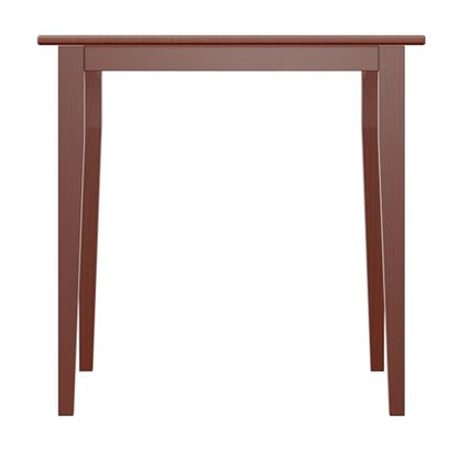 Winsome Groveland 3-Pc Dining Table with 2 Ladder Back Chairs, Walnut - color: Walnut