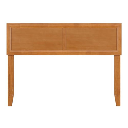 AFI, Sophia Adjustable Modern Full Wood Headboard, Light Toffee - color: Light Toffee, size: Full