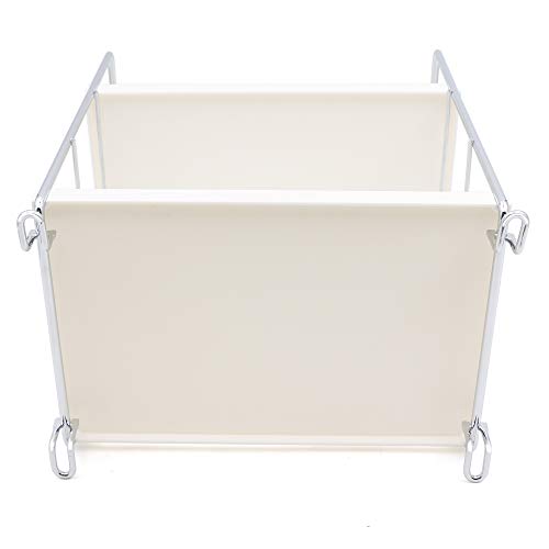 Plastic/Metal Freestanding Stackable Organizer Shelf,Bathroom Countertop Storage Shelf Cosmetic Organizer Holder Kitchen Spice Rack,2-Tier Standing Rack (Silver) - color: Silver