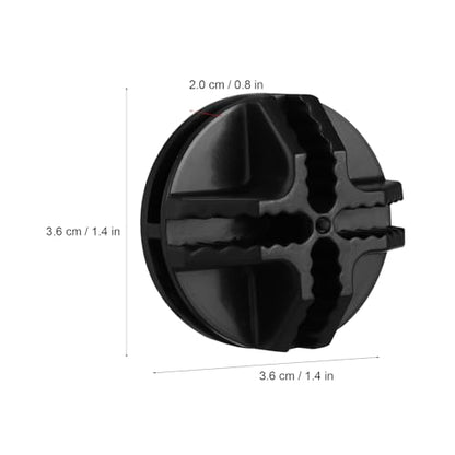 Healifty 30 Pcs Black Wire Cube Connectors 1.41In Snap Combination Cabinet Clips for Modular Closet Storage Wire Grid Organizer Shelving Accessories
