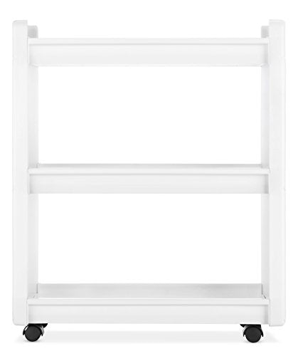 Whitmor 3 Tier Rolling Laundry Cart 8.50x26.0x31.0 - size: 8.50 x 26.0 x 31.0 inches