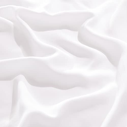 Bedsure PureWoven 100% Rayon Derived from Bamboo, Queen Sheets, 4 Pieces | Cooling Sheets for Hot Sleepers, Breathable & Silky Soft, 16" Deep Pocket, Hotel Luxury Bedding, White - color: 02 - White, size: Queen