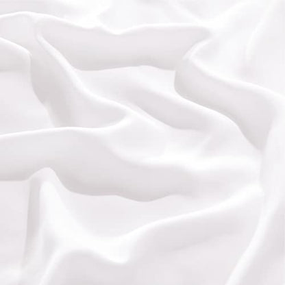 Bedsure PureWoven 100% Rayon Derived from Bamboo, Full Size Sheets, 4 PCS | Cooling Sheets for Hot Sleepers, Breathable & Silky Soft, 16" Deep Pocket, Hotel Luxury Bedding, White - color: 02 - White, size: Full