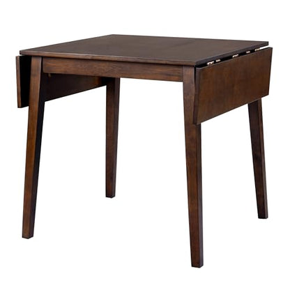 Merax Wooden 29"- 45" Extendable Rectangular Dining Table with Drop Leaf,Space Saving, Easy Assemble Brown