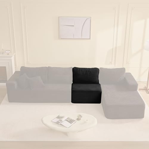 Cozy Single Seat, Comfortable Seating, No Assembly Required, Black - color: Black, size: Single Seat