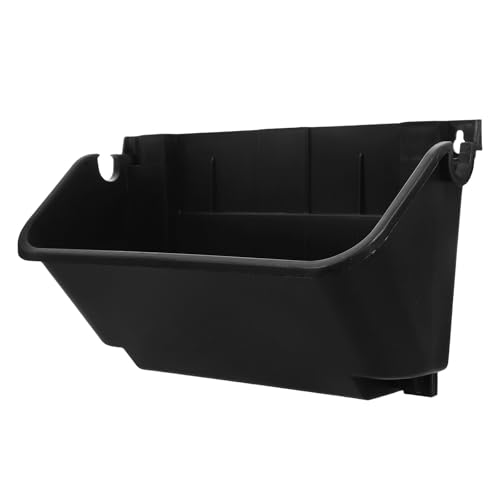 KICHOUSE Vertical Wall Mounted Planter Box for Indoor Outdoor Use, Black Hanging Garden Planter Container for Balcony Porch Vertical Green Plant Holder