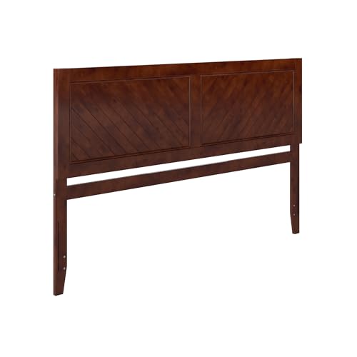 AFI, Canyon King Solid Wood Rustic Farmhouse Headboard, Walnut - color: Walnut, size: King (U.S. Standard)