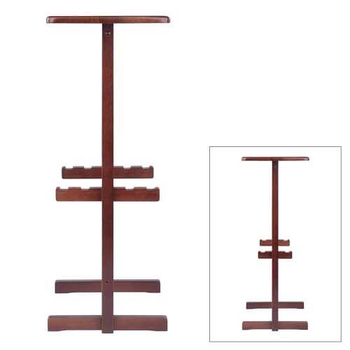 Winsome Riley Snack Table Rack, Walnut - color: Walnut