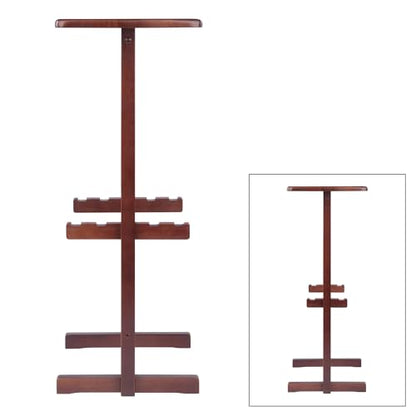 Winsome Riley Snack Table Rack, Walnut - color: Walnut