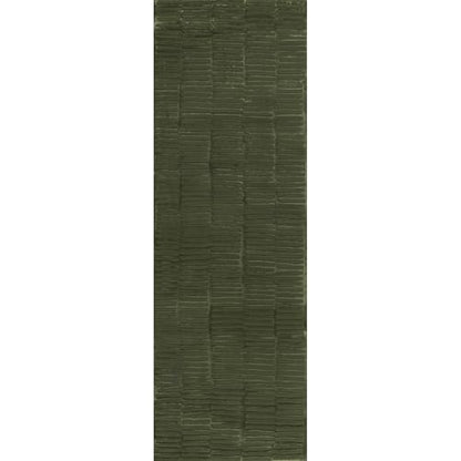 nuLOOM Kailani Green Geometric Washable Runner Rug, 2' x 8' | Nuloom Kailani Geometric 2' x 8' Machine Washable Runner Rug for Living Room Bedroom Dining Room Entryway Hallway, Green - color: Green, size: 2'8" x 8' (Rectangular)