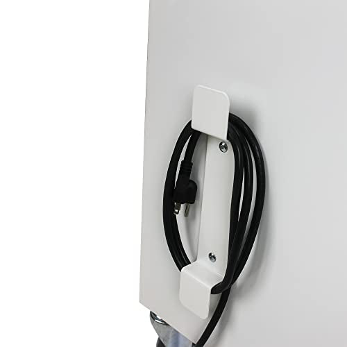 30-Device Mobile Charging Cart Station for Tablets & Laptops ,Secure Storage & Fast Charging,Heavy-Duty Steel Construction with Locking Wheels & Cable Management,Ideal for Schools & Offices，white - color: Antique White
