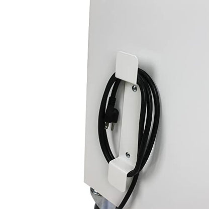 30-Device Mobile Charging Cart Station for Tablets & Laptops ,Secure Storage & Fast Charging,Heavy-Duty Steel Construction with Locking Wheels & Cable Management,Ideal for Schools & Offices，white - color: Antique White