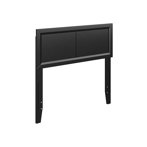 AFI, Sophia Adjustable Modern Twin Wood Headboard, Black - color: Black, size: Twin