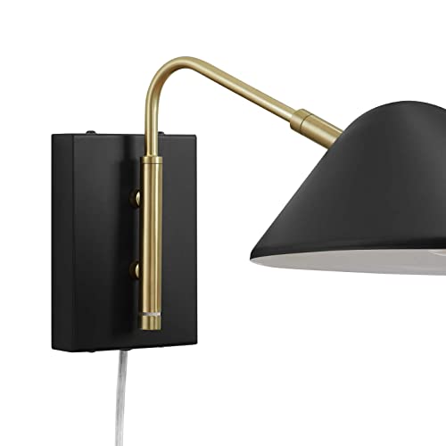 Journey 7" Swing Arm Wall Sconce - color: Black, size: 7" Swing Arm