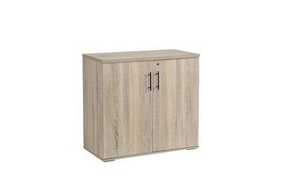 MMT Office Storage Cabinet, Garage Storage, 2 Door, Sonoma Oak - color: Sonoma Oak