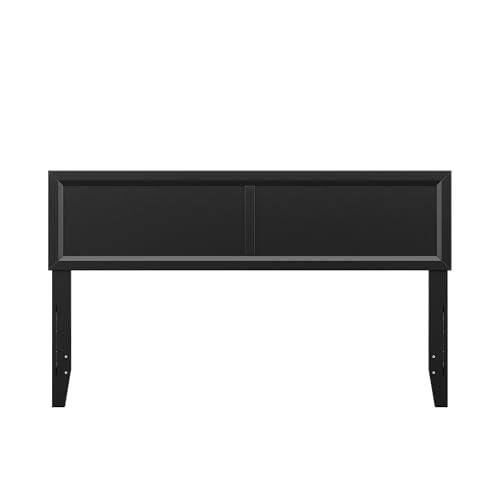 AFI, Sophia Adjustable Modern Queen Wood Headboard, Black - color: Black, size: Queen (U.S. Standard)