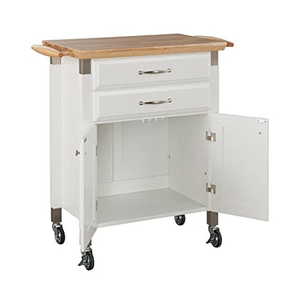 homestyles Dolly Madison Off-White Kitchen Cart - color: Off White