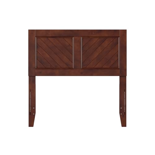 AFI, Canyon Twin Solid Wood Rustic Farmhouse Headboard, Walnut - color: Walnut, size: Twin