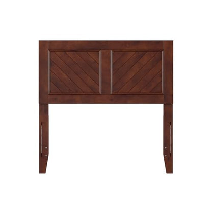 AFI, Canyon Twin Solid Wood Rustic Farmhouse Headboard, Walnut - color: Walnut, size: Twin
