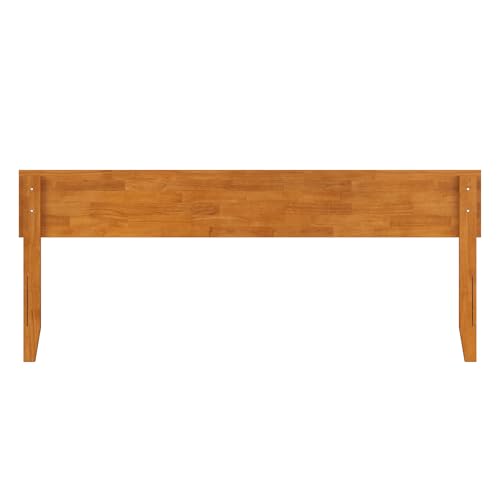 AFI, Orlando King Adjustable Modern Wood Panel Headboard, Light Toffee - color: Light Toffee, size: King (U.S. Standard)