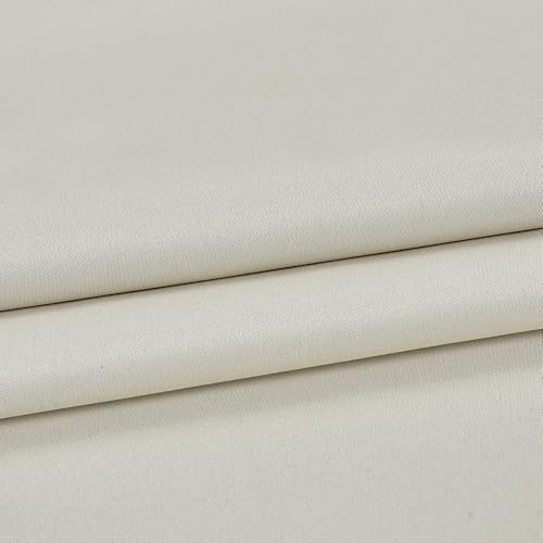 54 inches Long Blackout Curtain - Balloon Roll Up Window Tie Up Shades for Kitchen/Nursery/Bathroom Window (1 Panel, 34 inches W by 54 inches L) - color: Cream Beige, size: 34"W x 54"H