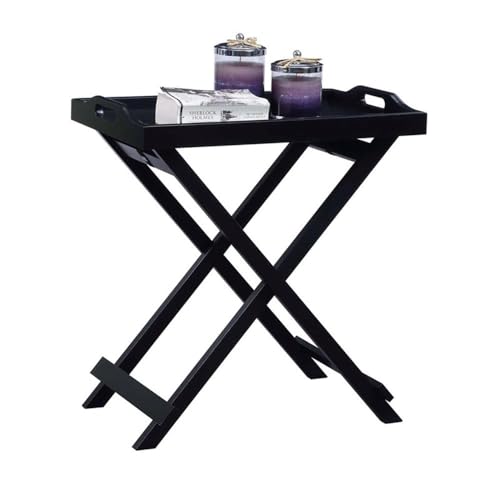 Convenience Concepts Designs2Go Tray Table, Black - color: Black