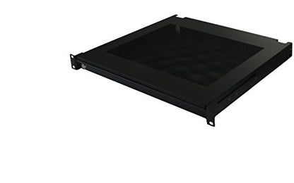 Penn Elcom EX-6301B 19 Inch Rack Mountable Vented Laptop/Tablet Drawer with Foam Wrist-Pad Support, Key Lock and Rear Cable Access - size: 19-Inch