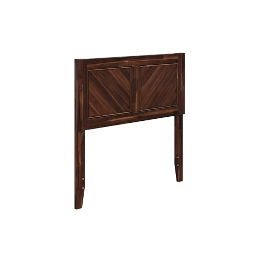 AFI, Canyon Twin Solid Wood Rustic Farmhouse Headboard, Barnwood - color: Barnwood, size: Twin