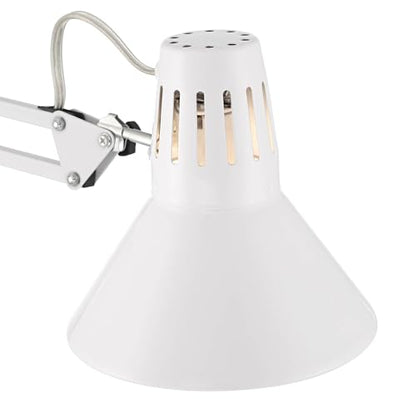 Shoup 33 1/2" Large Architect Desk Lamp Adjustable Height USB Ports A+C | Modern Charging White Home Office Living Room Bedroom Bedside Nightstand House