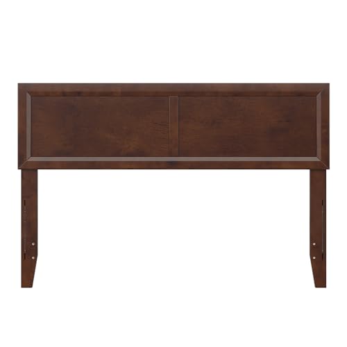 AFI, Sophia Adjustable Modern Full Wood Headboard, Walnut - color: Walnut, size: Full
