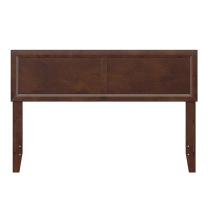 AFI, Sophia Adjustable Modern Full Wood Headboard, Walnut - color: Walnut, size: Full