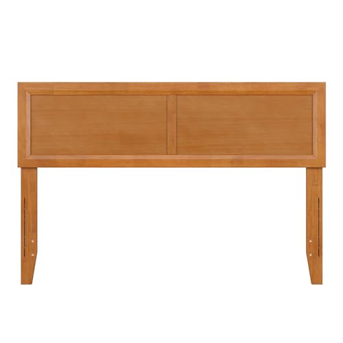 AFI, Sophia Adjustable Modern Full Wood Headboard, Light Toffee - color: Light Toffee, size: Full