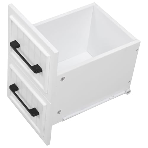 56.5'' Kitchen Island with Drop Leaf, Power Outlet, Embossed Vertical Stripe Rolling Kitchen Cart on Wheels with Deep Drawers and Adjustable Shelves (White/D) - color: White/D)