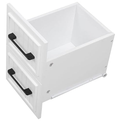 56.5'' Kitchen Island with Drop Leaf, Power Outlet, Embossed Vertical Stripe Rolling Kitchen Cart on Wheels with Deep Drawers and Adjustable Shelves (White/D) - color: White/D)