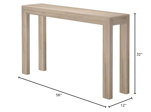 Plank+Beam Modern Console Table, 56 Inch, Blonde | Non-Toxic Finishes, Versatile Design, Modern Design, Easy Assembly, Modern Style, Quick Setup, Solid Wood - color: Blonde, size: 56 Inch