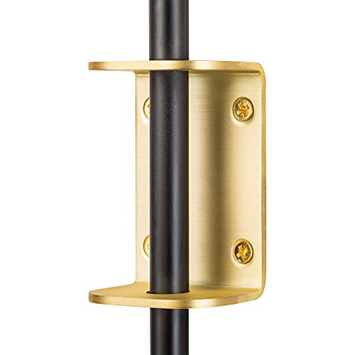 Caserti Black and Gold Plug in Wall Sconce Wall Lighting Modern Frosted Glass Globe Plug Wall Lamp with Plug in Cord Swing Arm Wall Mounted Bedside Lamp with On/Off Switch Wall Light