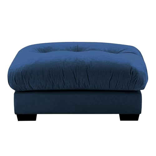 Blue Ottoman for Modular Sectional Sofa, Single Sofa, Ottoman Seat for Convertible Sectional Couch, Velvet Sofas Couch for Living Room, Bedroom, Apartment - color: Blue, size: 1-Ottoman