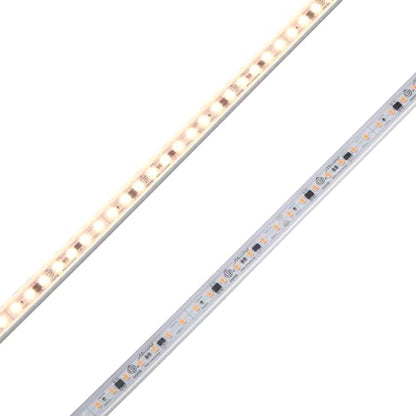 Maxxima 24 in. Hardwired LED Under Cabinet Strip Light, 920 Lumens, 3000K | Warm White, Kitchen and Living Room 120V White Cove Lighting, No Power Supply Needed - size: 24 Inch