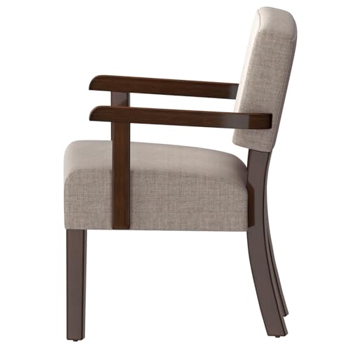 Accent Chair, Oversize Living Room Chairs with Soft Seat | Solid Wood Armchair, Comfy Reading Chair for Bedroom, Waiting Room, Home Office, Easy Assembly, Beige - color: Beige, size: Chair