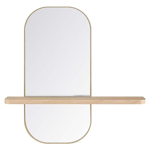 Modway EEI-6349-OAK Solstice Mirror, Oak - color: Oak