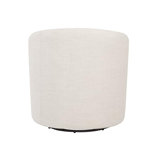 HomePop 360° Swivel Barrel Accent Chair - Putty Woven Fabric - color: Putty Beige
