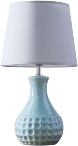 Table Lamp Bedside Nightstand Minimalist Ceramic Bedroom Romantic Decor Living Room Desk Lighting Light(Remote Control Switch) - color: Remote Control Switch