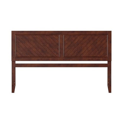 AFI, Canyon King Solid Wood Rustic Farmhouse Headboard, Walnut - color: Walnut, size: King (U.S. Standard)